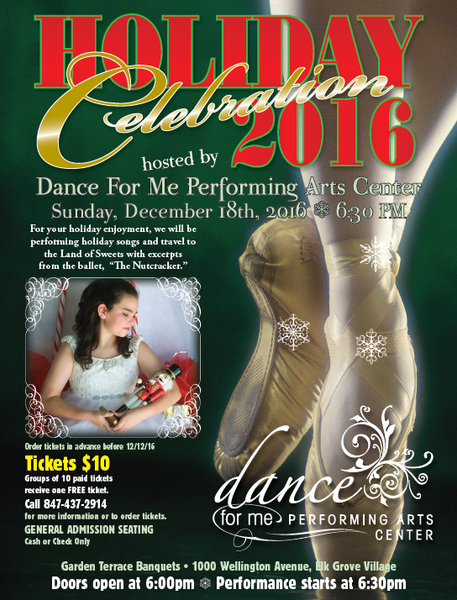 Dance For Me Performing Arts Center Shows